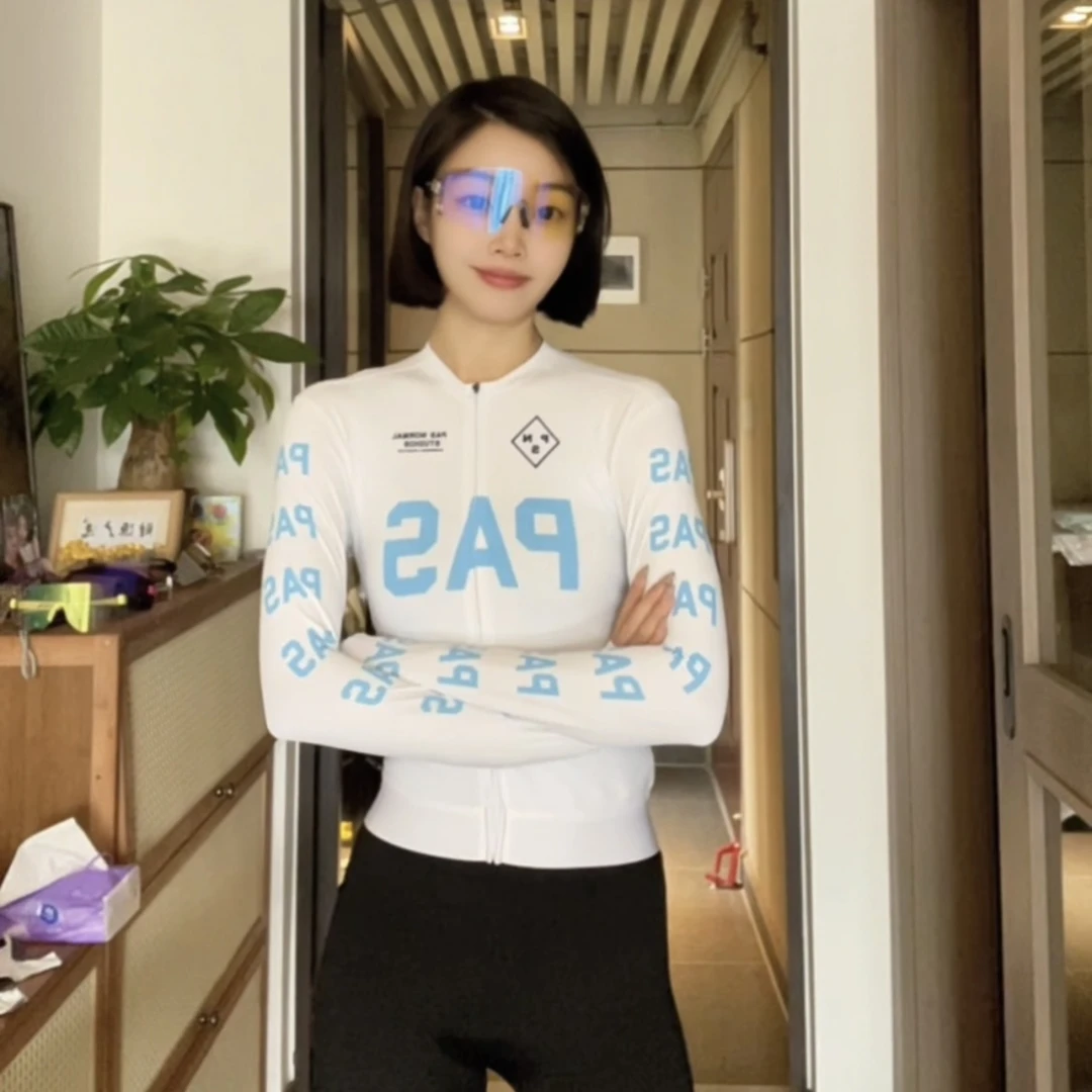 时尚简约情侣骑行服公路车冬季加绒长袖骑行服夏季PAS同款上衣
