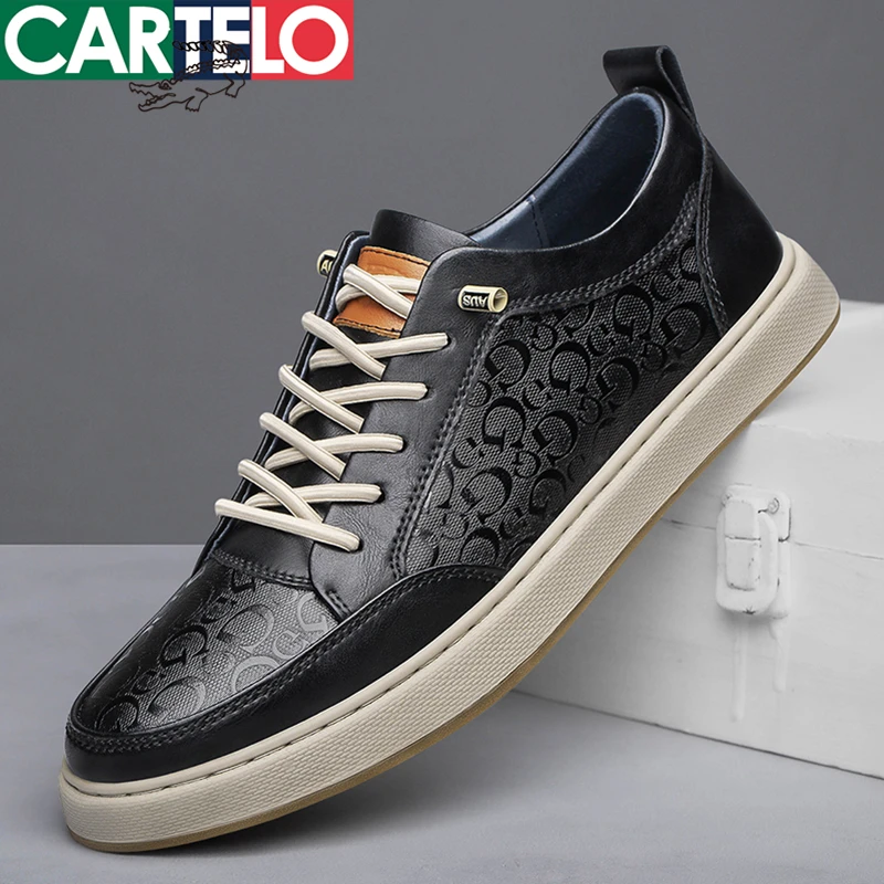 CARTELO/卡帝乐鳄鱼男士时尚百搭夏季软底潮鞋