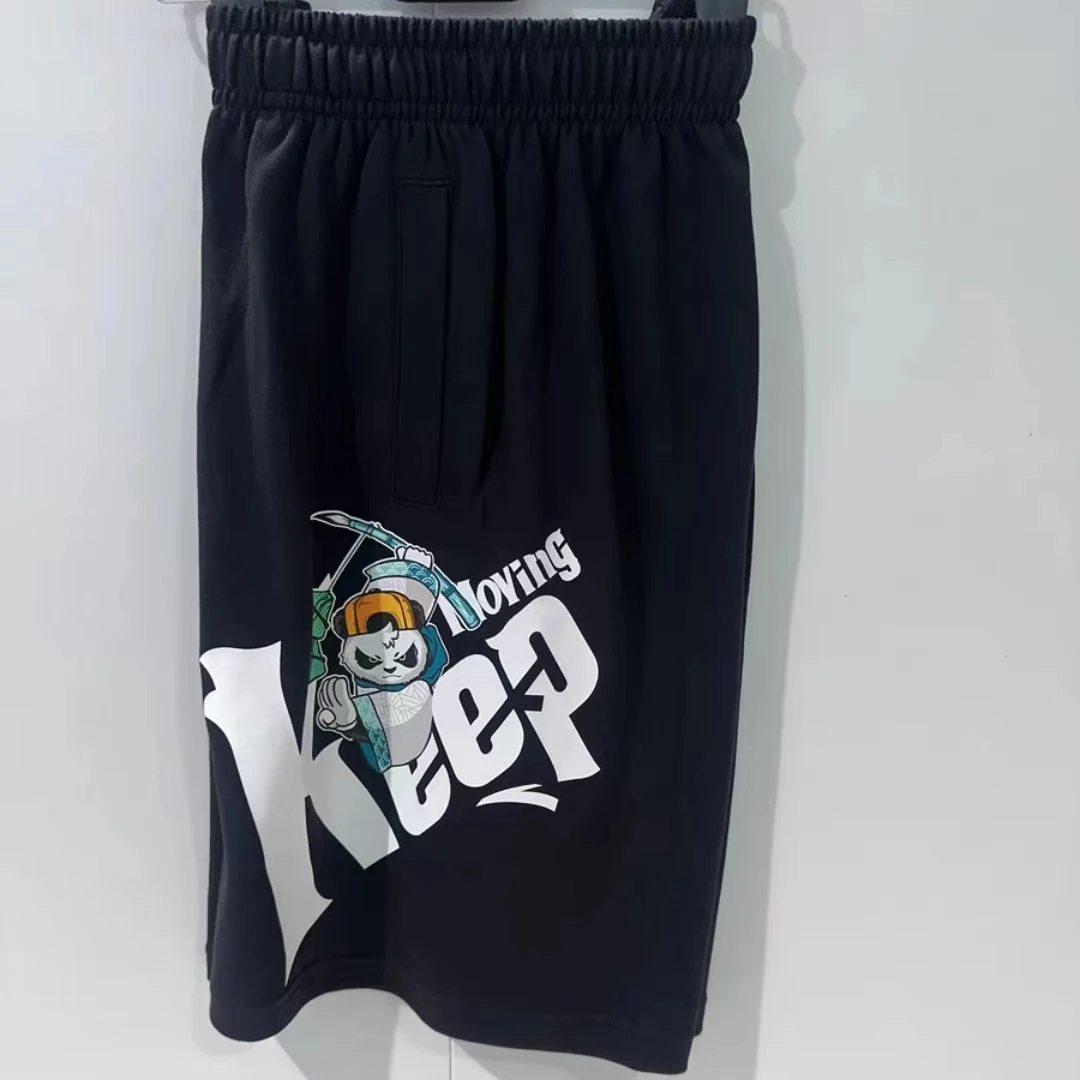 安踏儿童24年夏新款男大童梭织五分裤速干透气短裤舒适透气7504