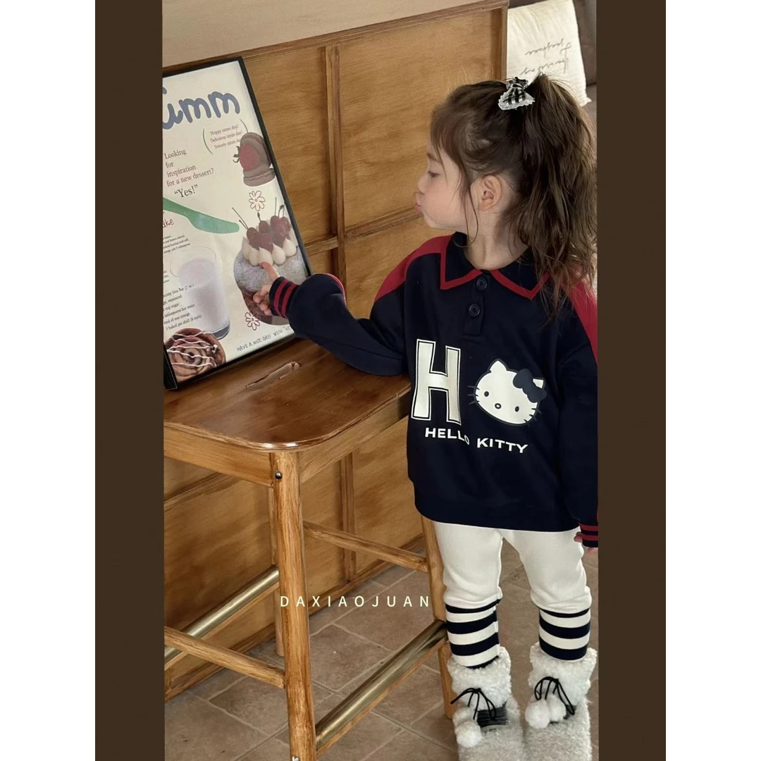 【大小卷】秋冬季新品童装翻领卫衣-80041