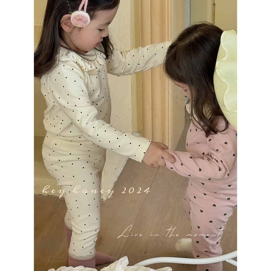 【大小卷】秋季新款花边领家居服套装-26187