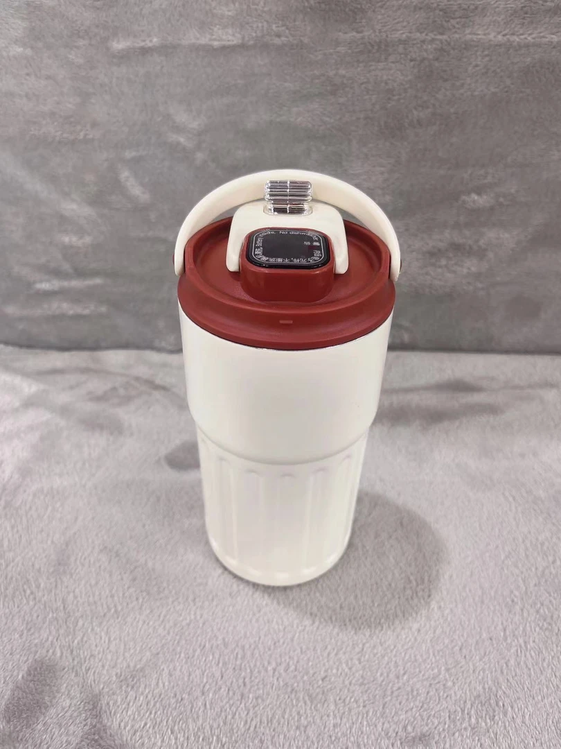 316不锈钢带屏显保温杯咖啡杯420ML