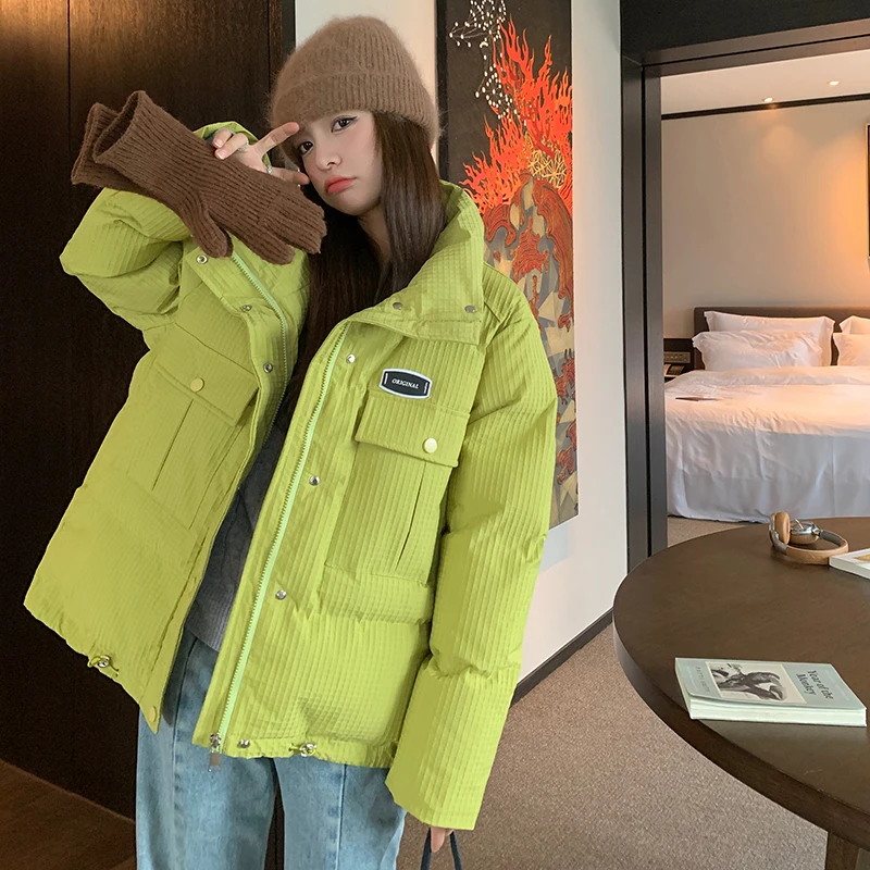 191-200韩版拼接ins时尚秋冬棉服外套（非主图款   请勿私自拍下）