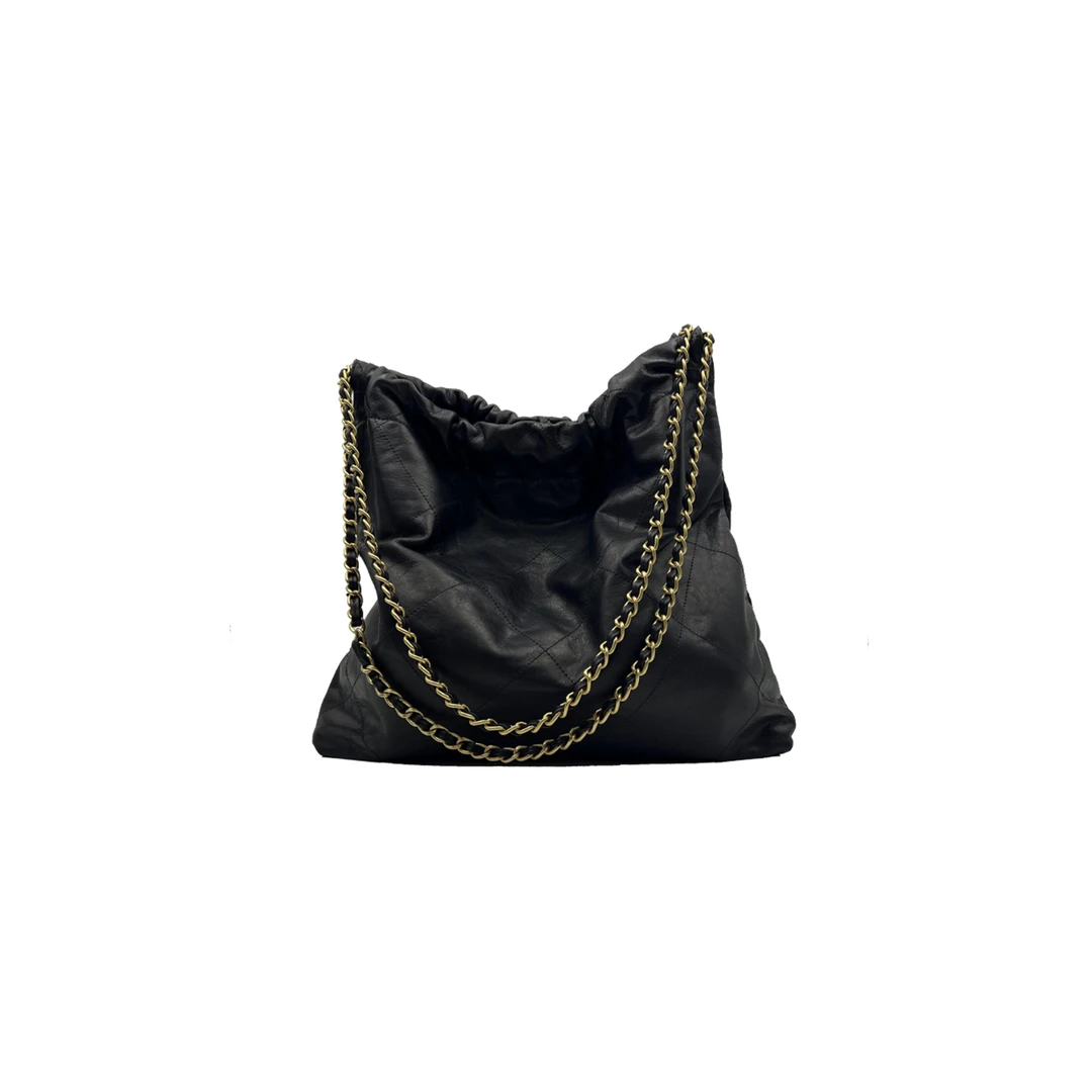 【皮匠雄哥】气质休闲单肩包百搭【美包分享】时尚潮流简约垃圾袋