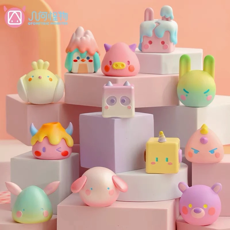 【珊珊拆盒】几何怪物闪耀之境系列盲袋萌粒潮玩