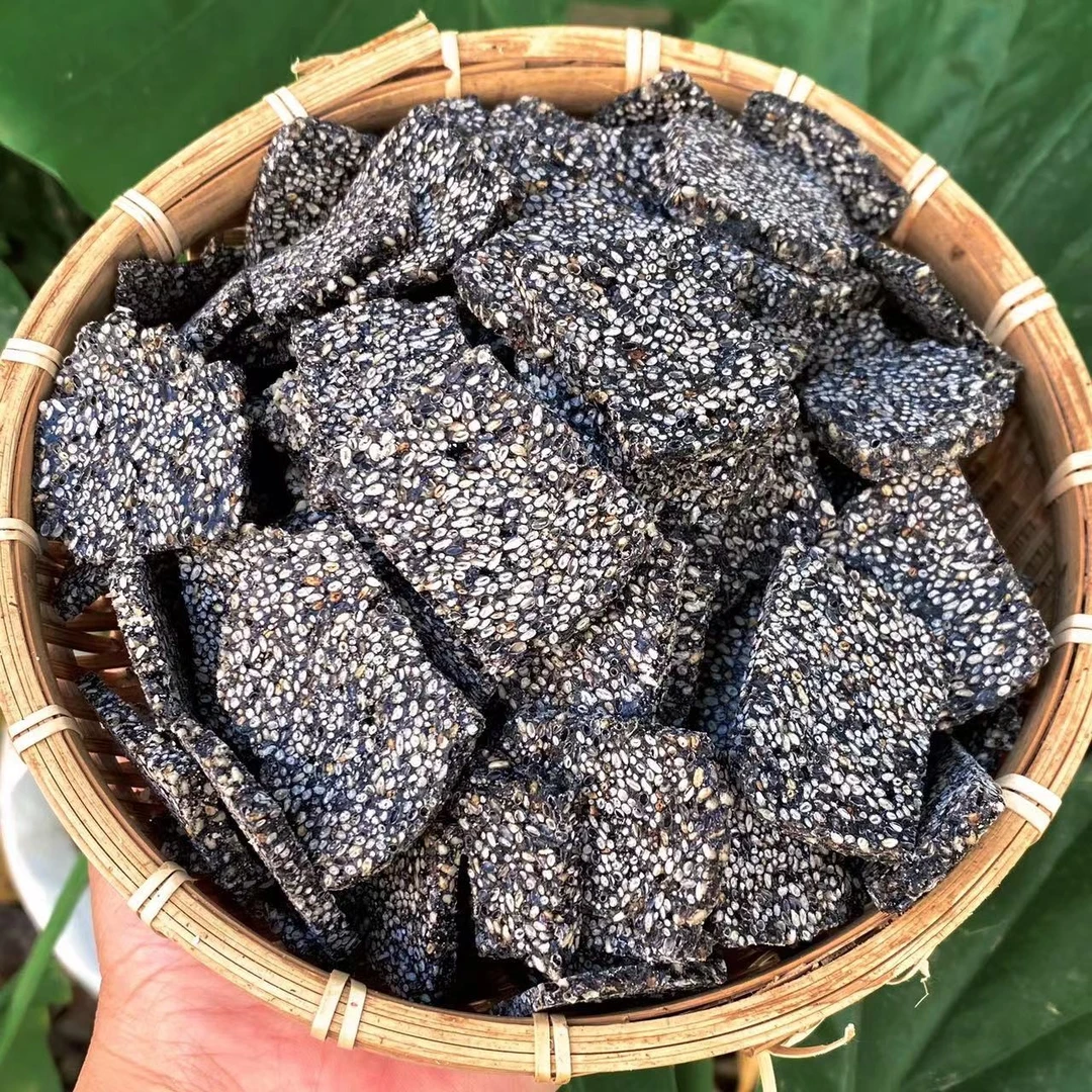 农家手工黑芝麻糖    麦芽芝麻糖一斤包邮