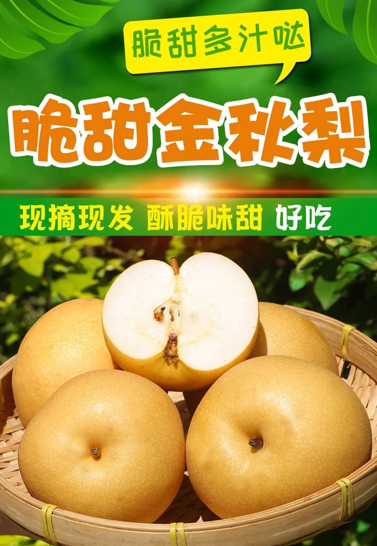 湖南雪峰山金秋梨高山新鲜甜脆多汁