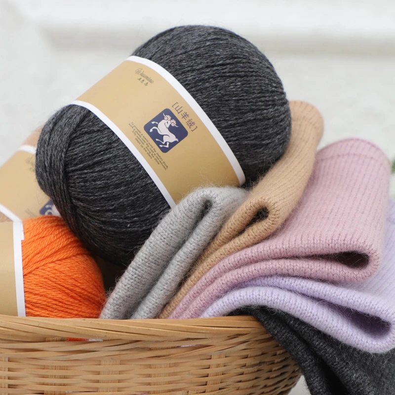 24/3中粗手编山羊绒手工柔软柔软