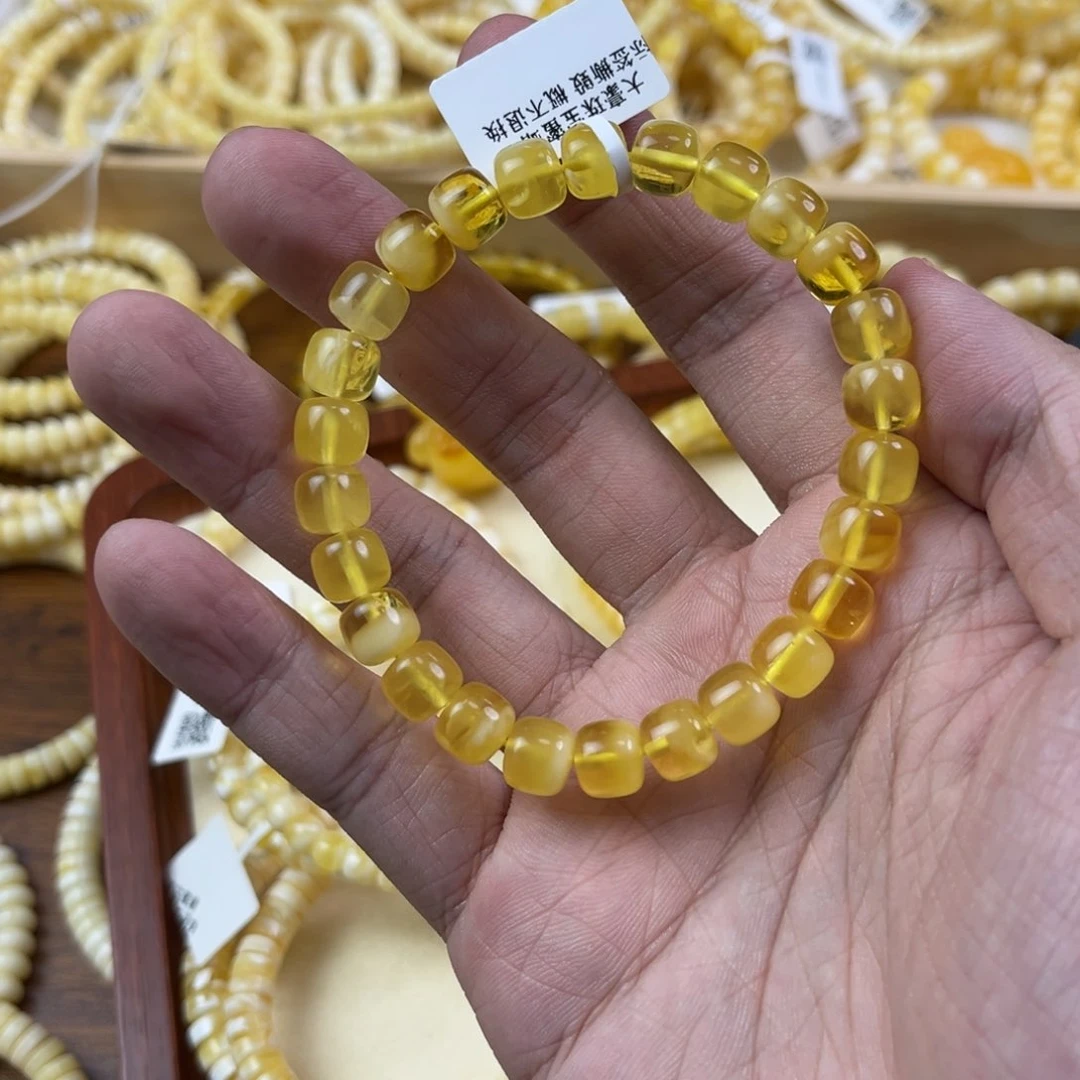 蜜蜡手串未镶嵌蜜蜡手串8.5