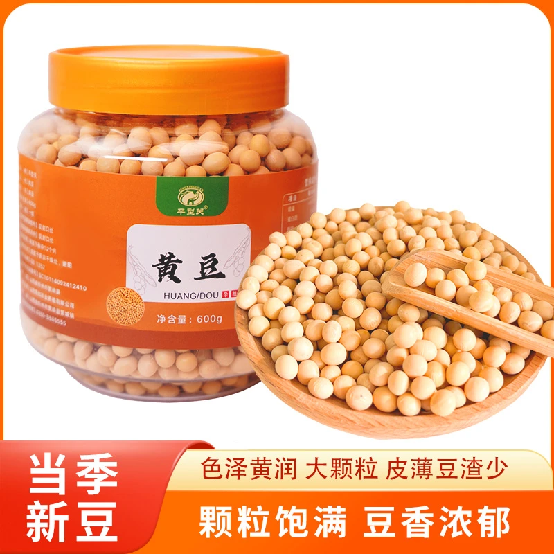 平型关农家自产黄豆600g/桶发豆芽做豆浆做豆腐精选新豆