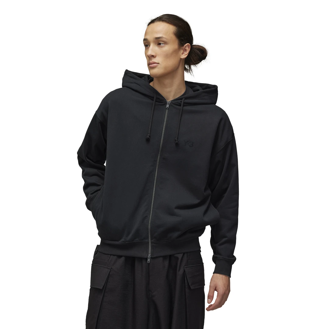 Y-3/Y-3（52-JN4930）25年新款经典基础版休闲运动拉链开衫连帽外套