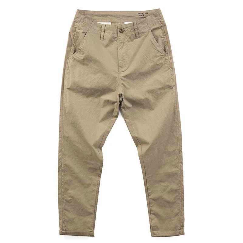 58205男士弹力小直筒常规厚度百搭休闲裤男裤子小直筒时尚裤子