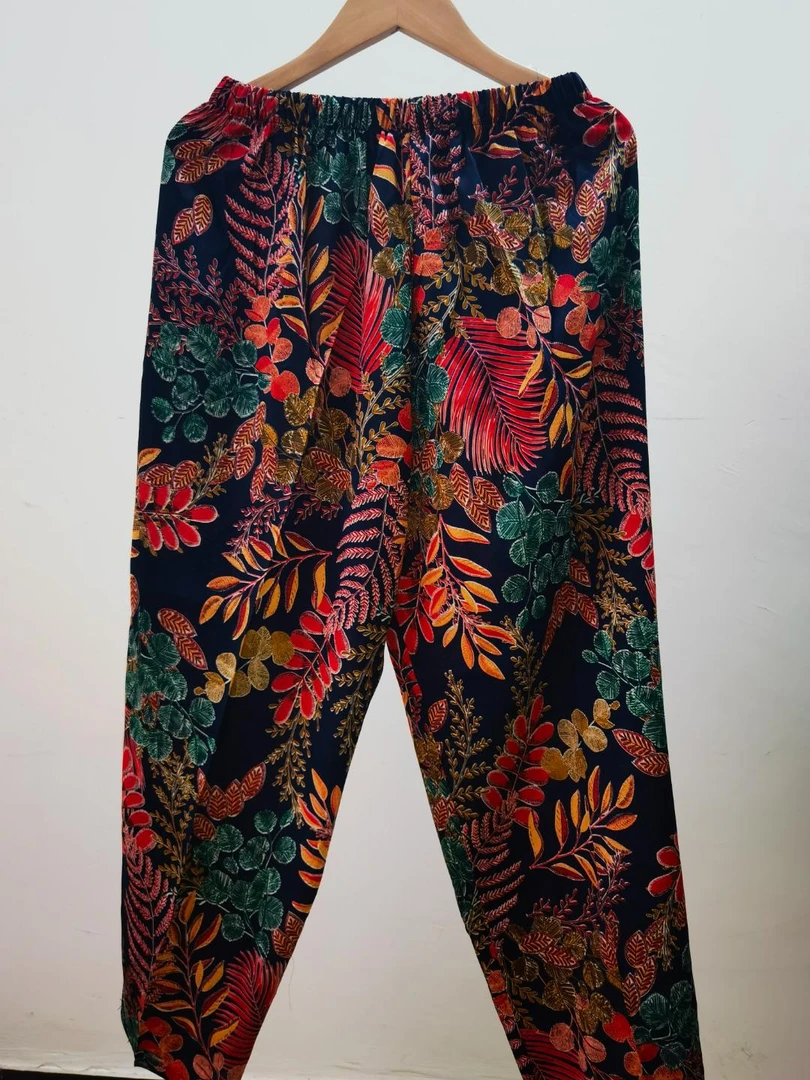 轻薄透气百搭棉绸高腰灯笼裤夏季长裤男女防蚊裤宽松休闲裤练功裤