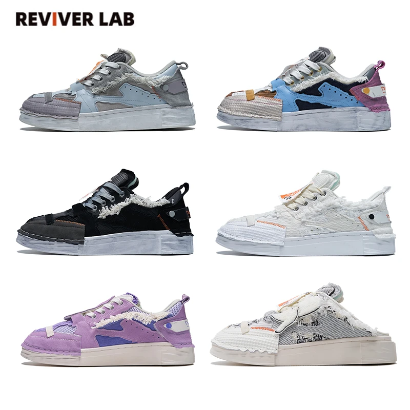 【REVIVERLAB官方合集】045创可贴休闲板鞋破坏风增高鞋拍大一码