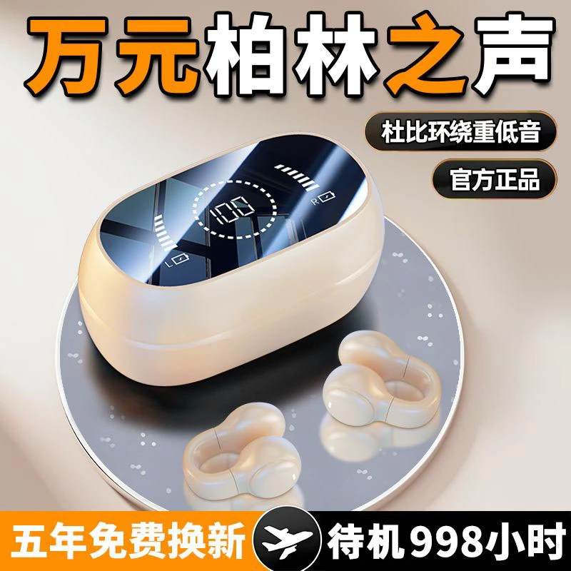 【小扬哥推荐】蓝牙耳机2023新款无线不入耳运动降噪适用苹果华为