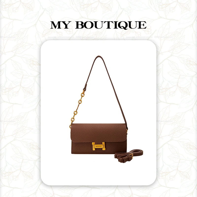 【My轻奢】法棍包2024新款高级感通勤手提链条单肩斜挎包-6162