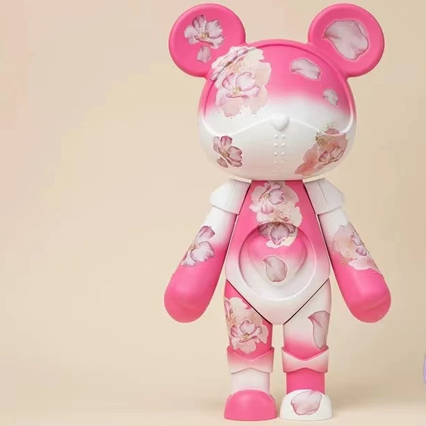 星际熊相遇桃花系列时尚创意礼品家居客厅房间潮玩手办摆件 725mm