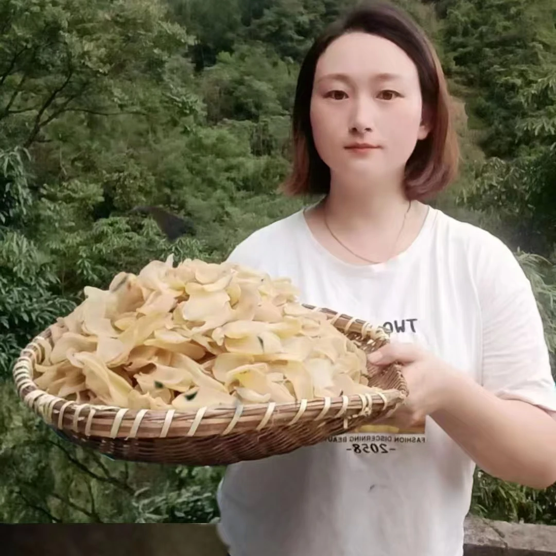 重庆城口县农户自晒土豆片（洋芋片）