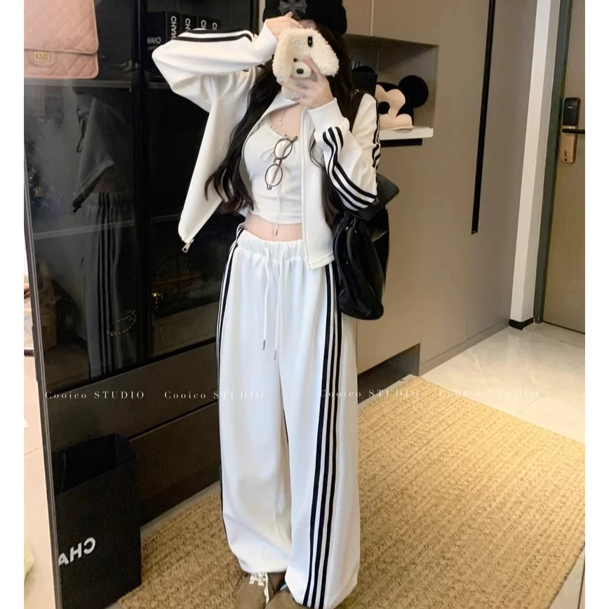 22487#织带套装宽松休闲装