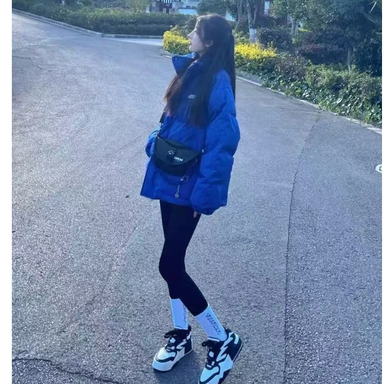 情侣款韩版宽松百搭棉服外套