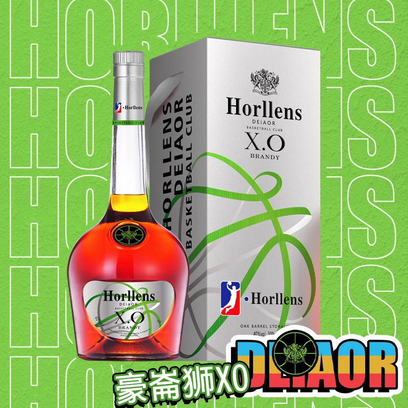 法国进口岱豪.豪崙狮白兰地  篮球俱乐部VIP专享 XO白兰地40度3L