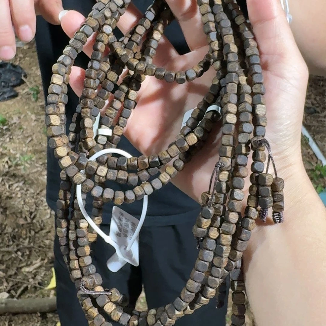 沉香手串多样性发1方糖珠多圈高货