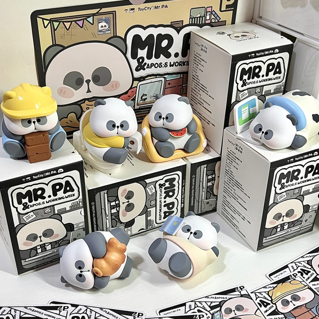 TOYCITY【依古比古潮玩直播拆盒】MR.PA-耙老师的打工周潮玩盲盒