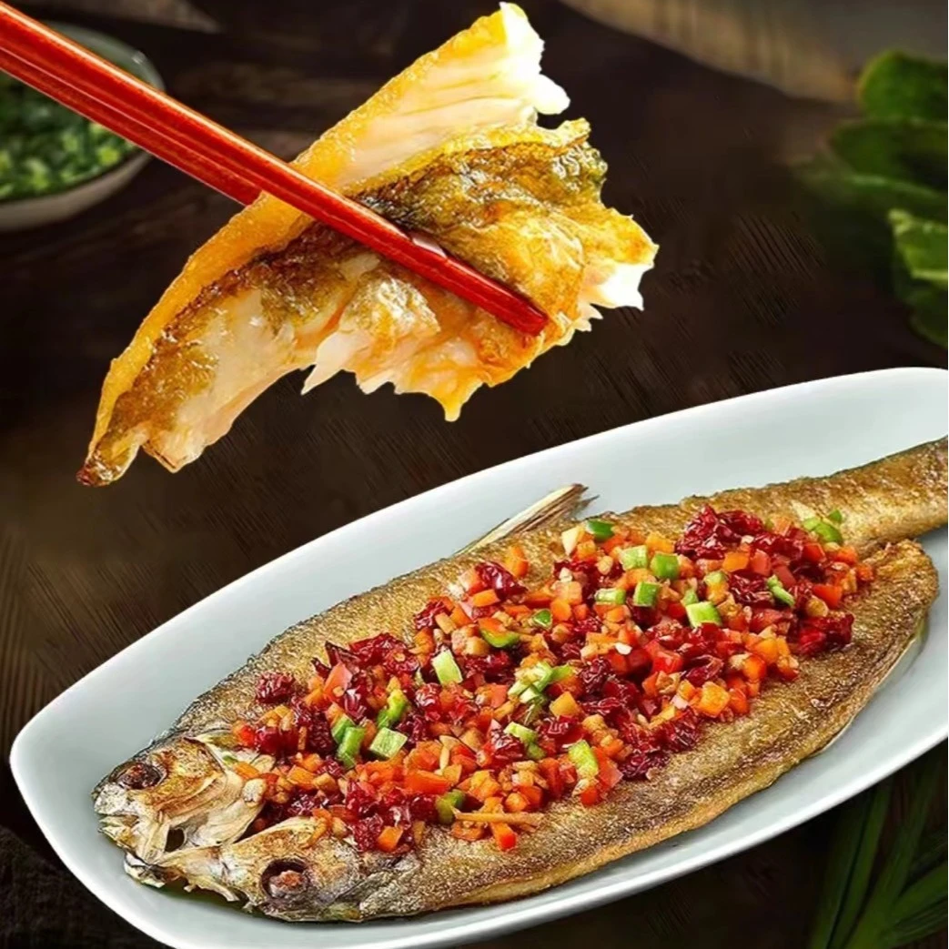 【洪湖回忆】农家手工阳干大白刁 1-4条200-500g 洪湖盐腌制翘嘴鱼