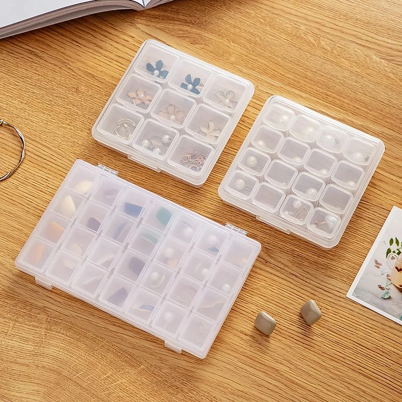 防氧化首饰盒耳环耳钉项链手饰品盒子便携耳饰戒指收纳袋神器透明