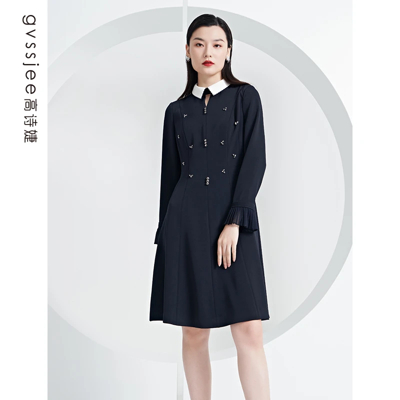 高诗婕长袖连衣裙214161008-45