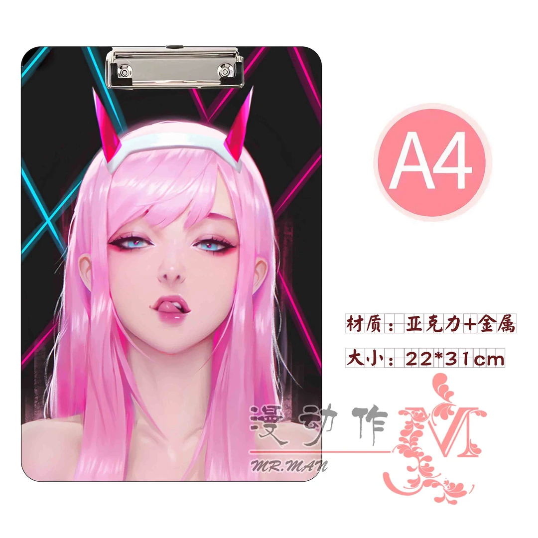 现货包邮国家队Darlinmginthefran02 鹤望兰亚克力垫板作业夹周边