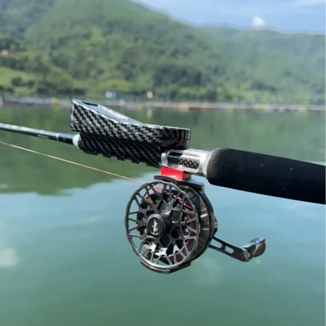 桃源新品智能筏钓轮雷霆/赤焰筏钓轮一体式自动缓降轮整套带竿轮