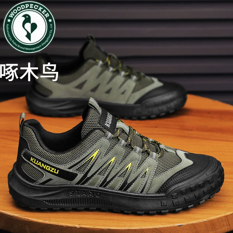啄木鸟啄木鸟男鞋新款透气包头鞋子男潮流百搭防滑耐磨运动休闲户