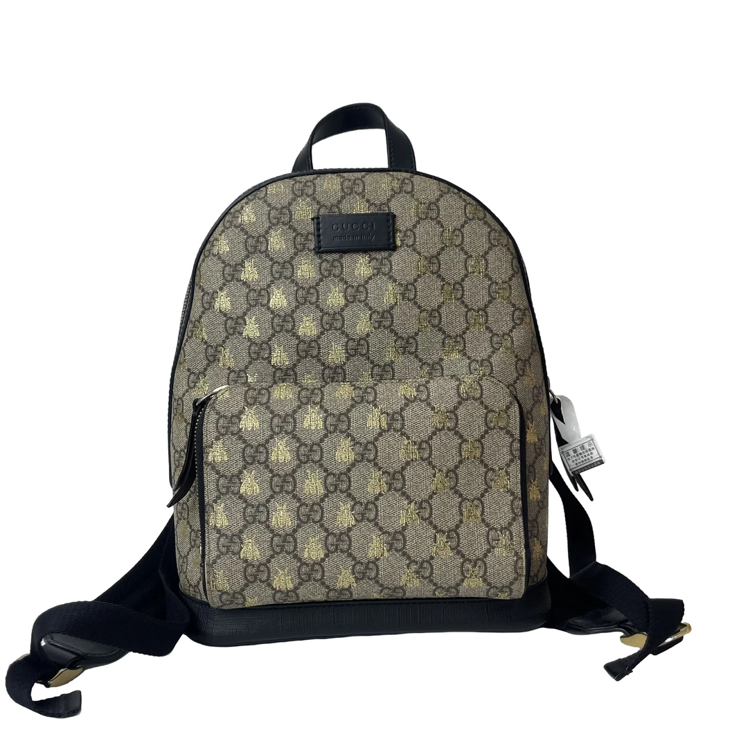 99新 GUCCI/古驰 奢品阁/老花双肩包/小蜜蜂/99新/价5999