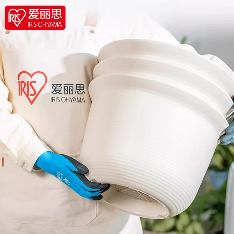 爱丽丝塑料树脂中钵控根绿萝多肉加厚清仓仿陶瓷爱丽思花盆大号