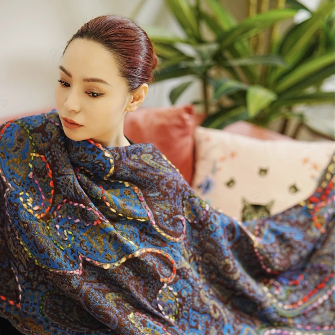 【萌萌专属】百搭时尚长巾水煮围巾披肩 88002