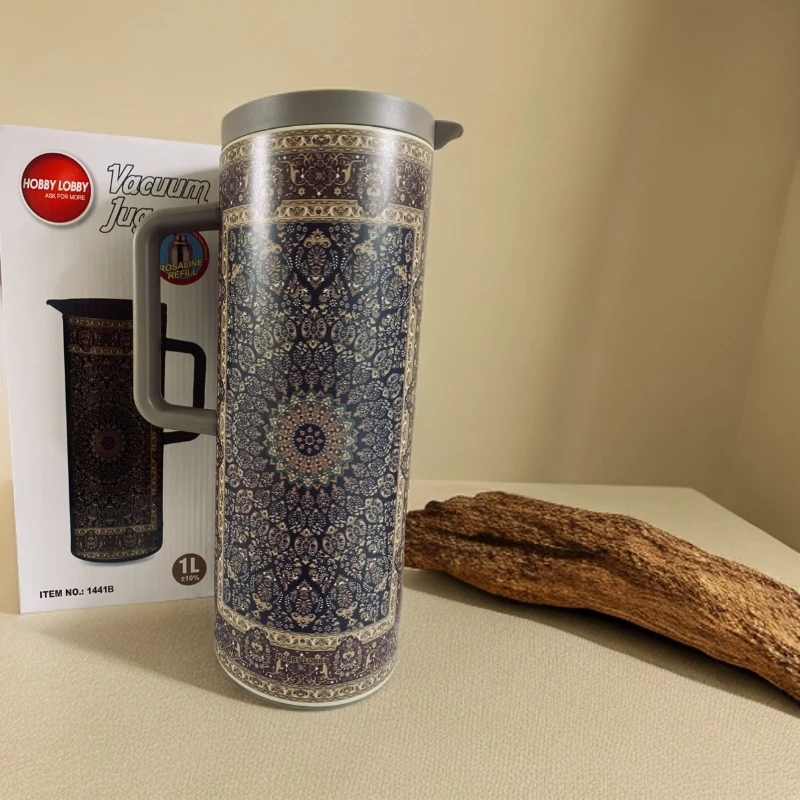 【迪拉生活用品店推荐】家用1升容量保温独特设计民族风格复古暖瓶