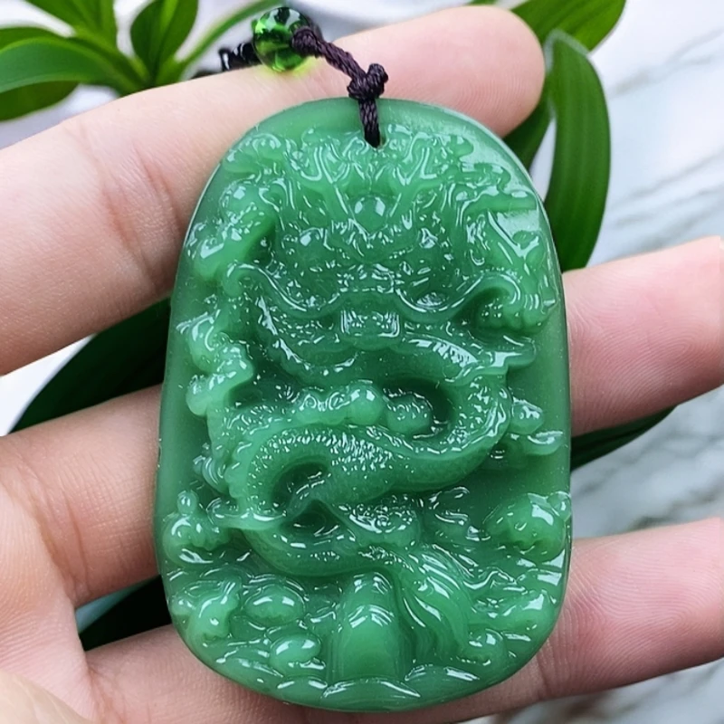 深绿龙牌2手工男女同款单面时尚经典百搭精美吊坠