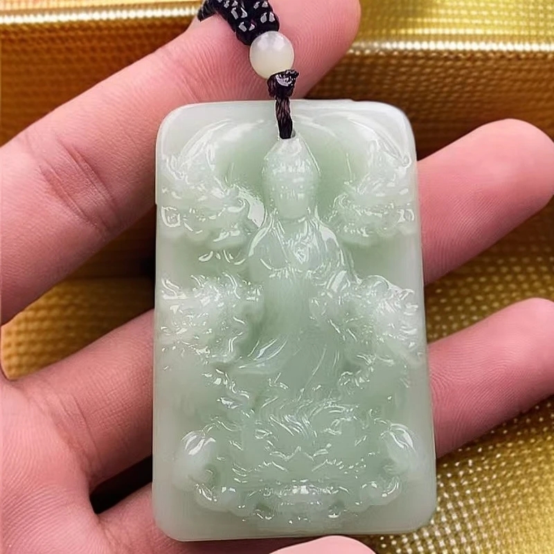 九龙观音.手工男女同款双面时尚经典百搭精美吊坠