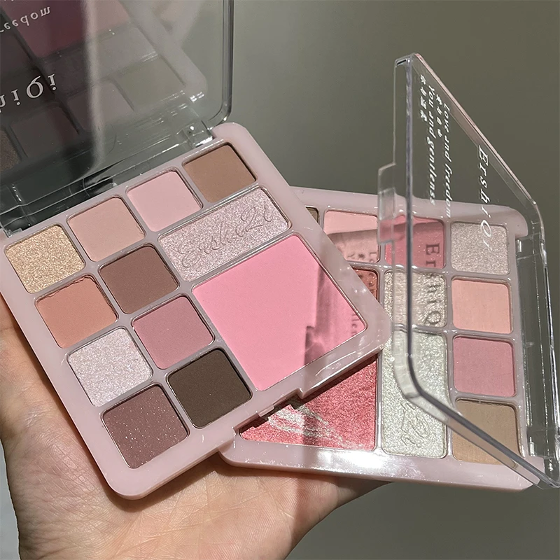 面综盘教科书 ！一盘多用面部综合盘眼影盘腮红修容一体女橄榄白皮