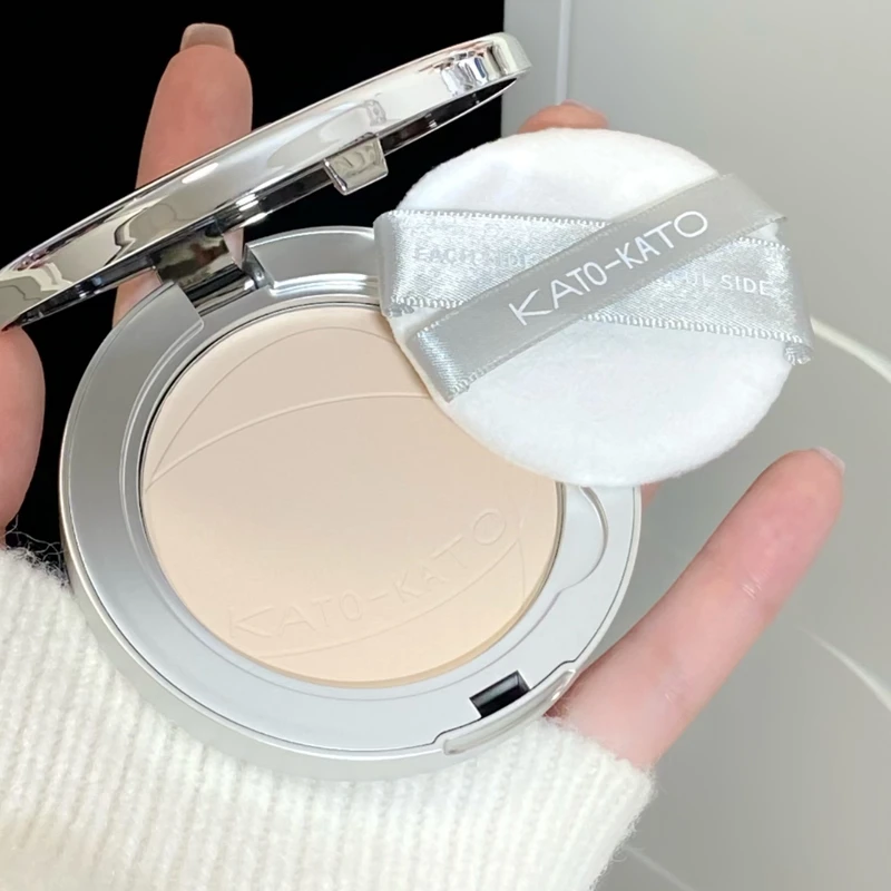 kato定妆粉饼持久控油蜜粉散粉干湿两用遮瑕补妆防水不脱妆koto女
