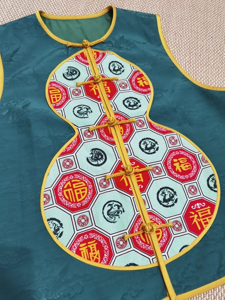 【周文国潮】原创设计葫芦对襟马夹