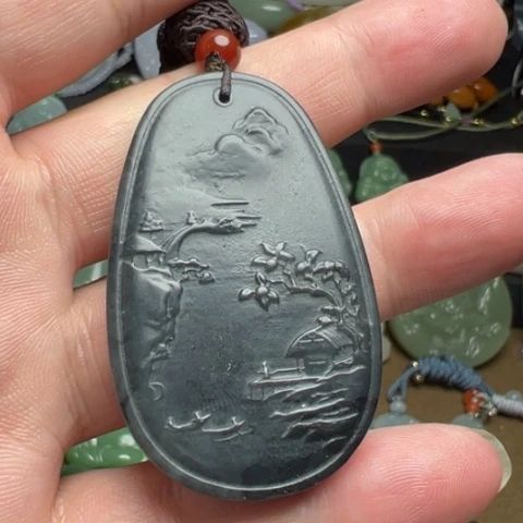 和田玉颈饰未镶嵌