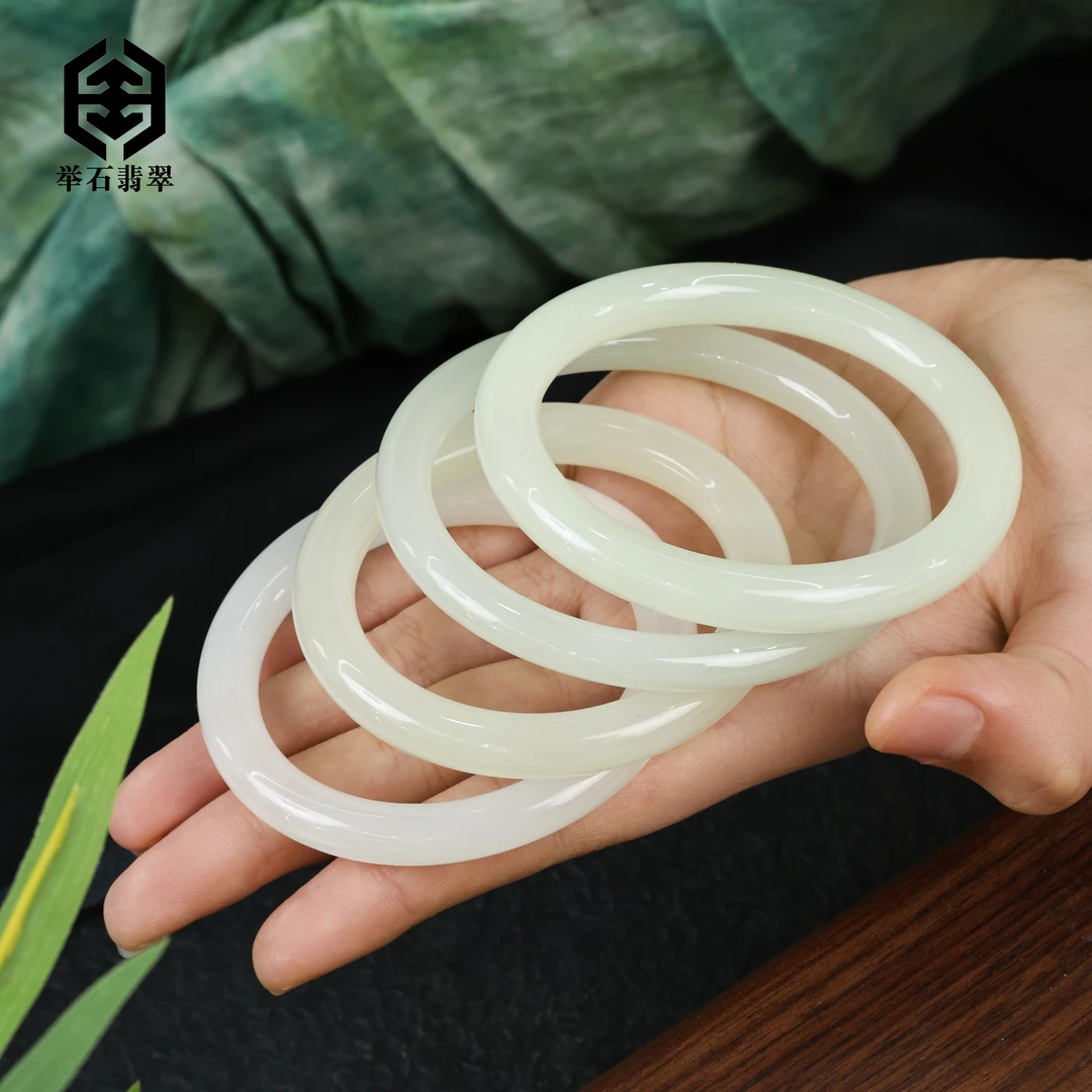 【举石臻品】TH0824-4210-85和田玉手镯（一件/多样性发/圈口自选）X