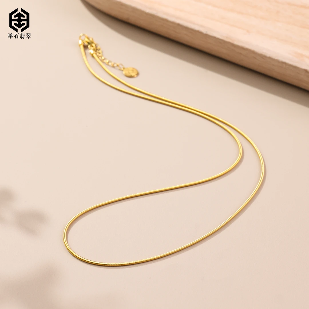 【举石臻品】TH1112-1980-117足金项链（一件/长约43cm）Z