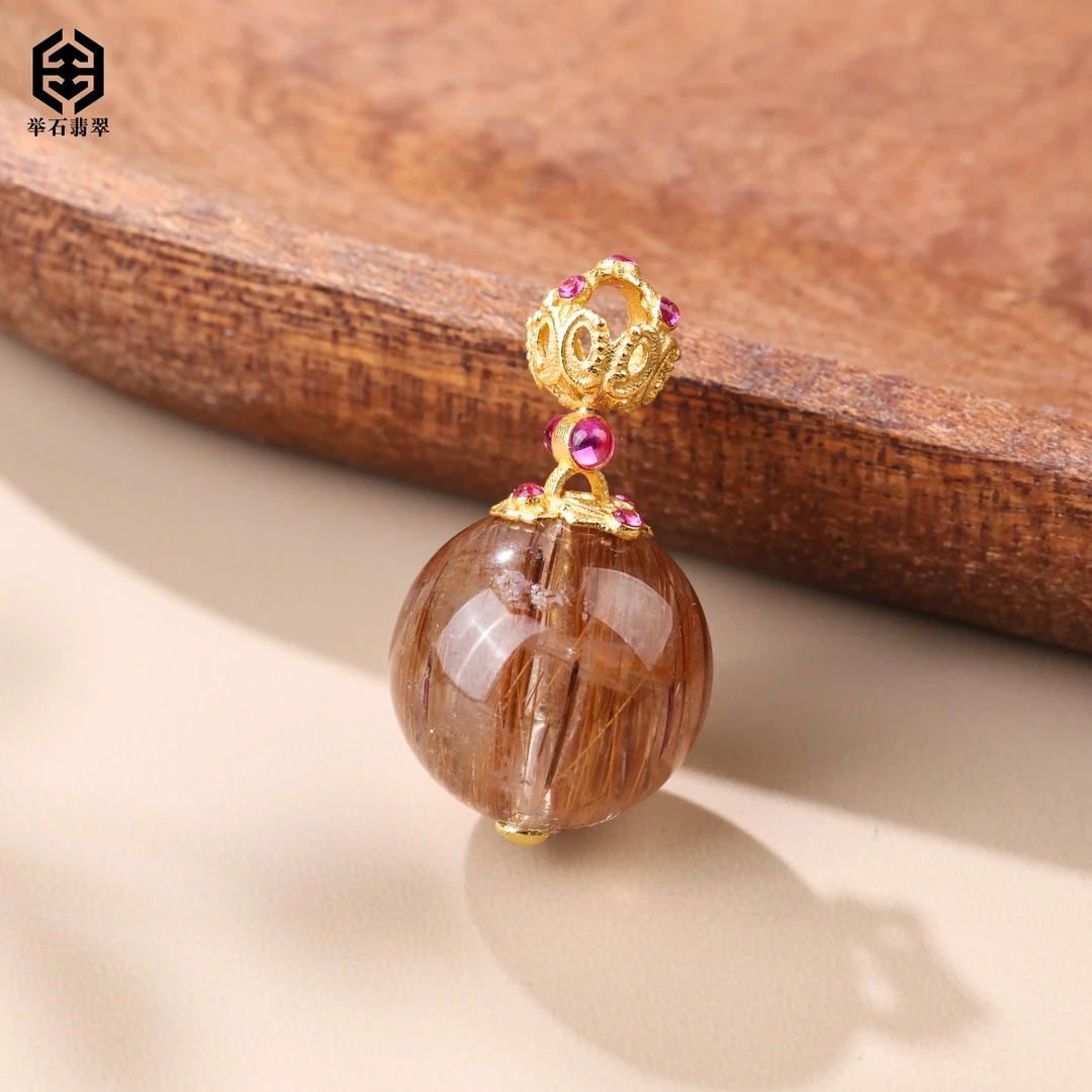 【举石臻品】TH1010-222-084水晶吊坠（一件/多样性发/约13mm+）u