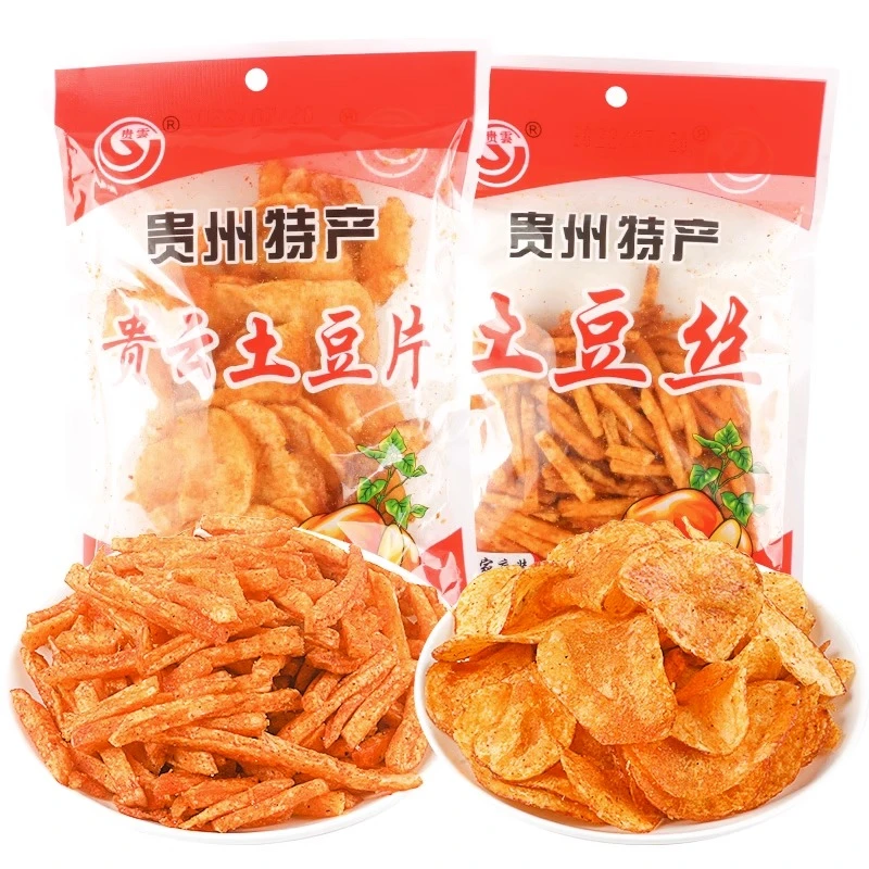 贵云贵州特产麻辣土豆片土豆丝洋芋片丝香脆土豆薯片休闲零食小吃