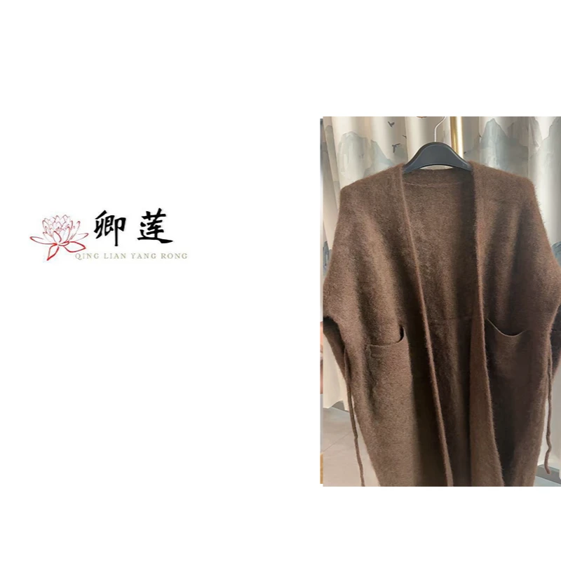 【北美小动物毛】轻奢保暖时尚长款开衫