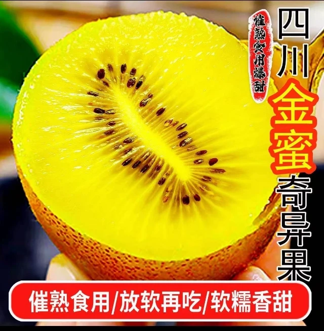 【10个特大果（单果110-130g）】四川黄心猕猴桃金果奇异果  应季水果