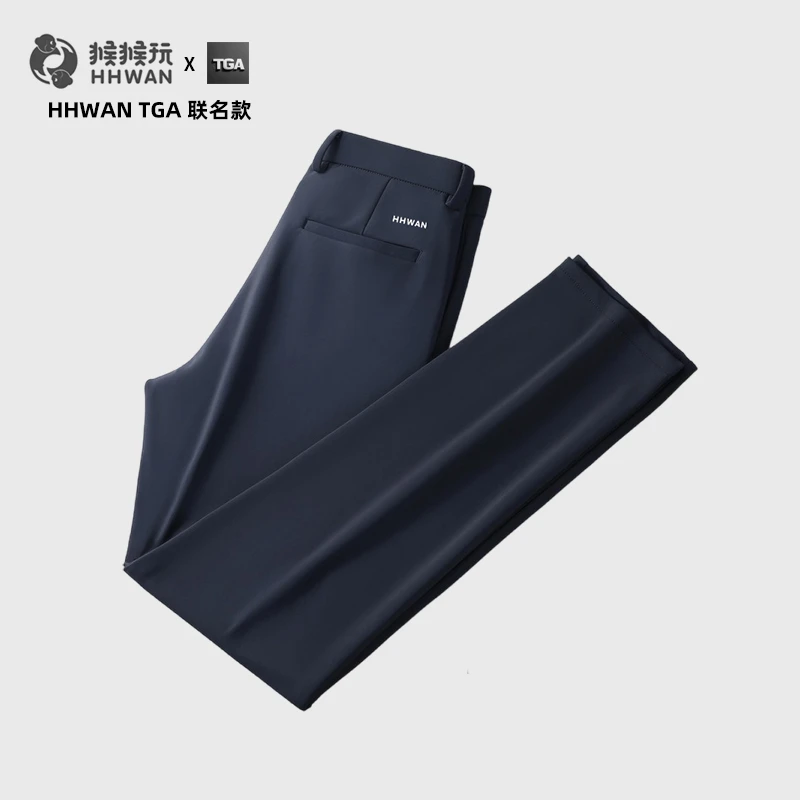 HHWAN TGA联名 四防休闲裤加厚款-黑色/灰褐/孔雀蓝/深灰/深蓝